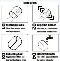 Premium Pet Hair Removal Glove